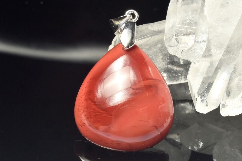  1点物 Silver925 AA高発色 アンデシン 22x19mm ドロップ ペンダント...