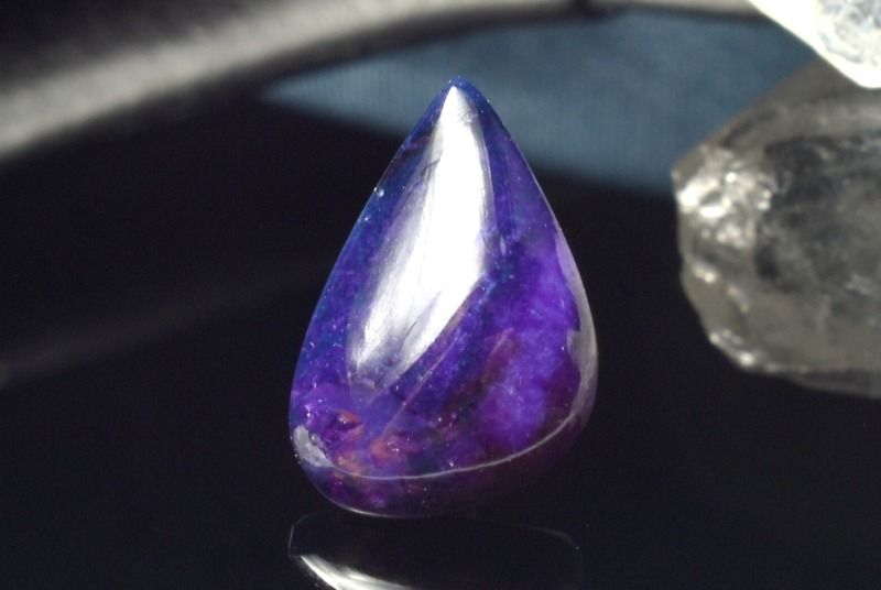  1点物 AAAA 極上の発色 スギライト(杉石) 14x9mm ドロップ ルース _P...