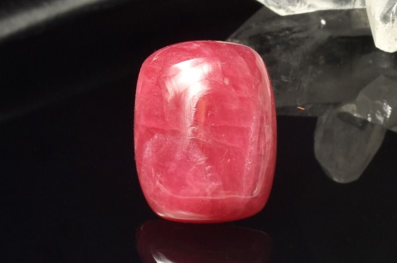  1点物 AA 高品質 ロードナイト(薔薇輝石) 18x14mm レクタングル ルー...