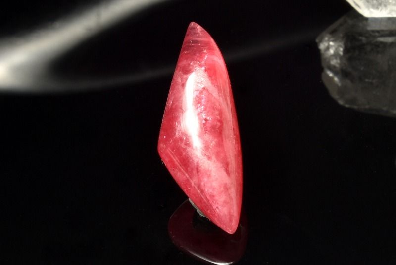  1点物 AA 高品質 ロードナイト(薔薇輝石) 23x8mm リーフ ルース _PC9232