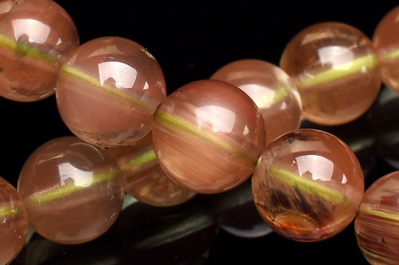 【1点物】AA+厳選☆カラーチェンジ アンデシン 7.5mm ブレスレット アクセサリー _U8980