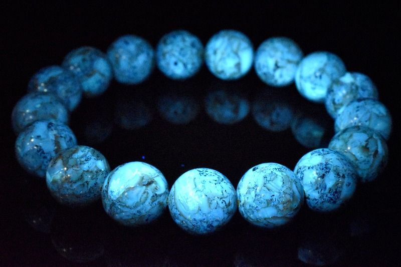 【1点物】ロシア産 アンバー琥珀(薬珀)　12.5mm ブレスレット アクセサリー _MC4967