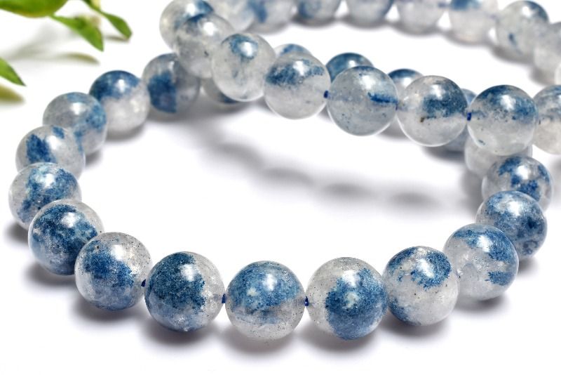 希少カラー◇マダガスカル産 ブルーアベンチュリンシリカ　11.5mm ブレスレット アクセサリー _BG6335-115