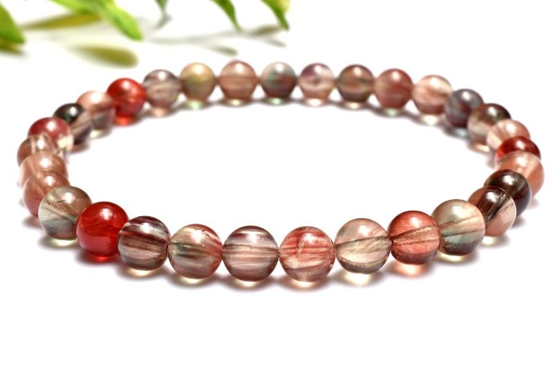 【1点物】AAA☆数量限定！聖石 アンデシン　6mm ブレスレット アクセサリー _MC5400
