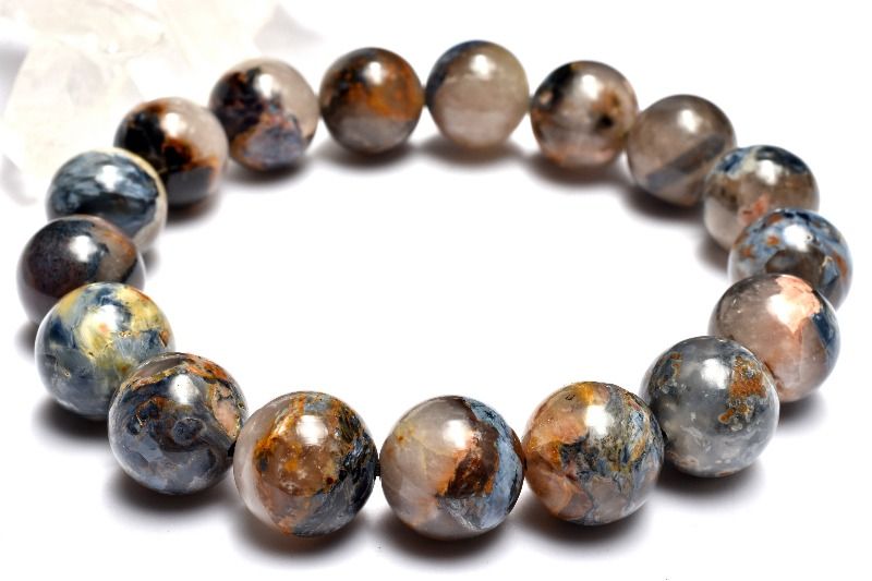 【1点物】シリカたっぷり ピーターサイトシリカ　12mm ブレスレット アクセサリー _MC5910