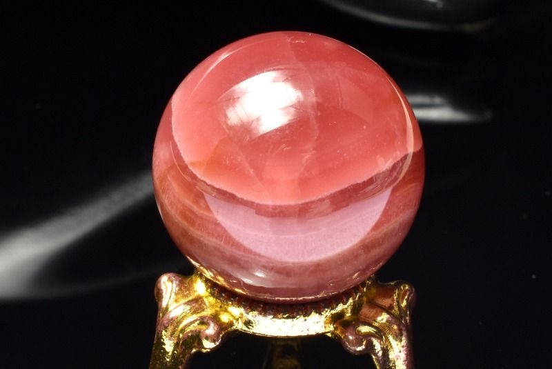 Rakuten - 【20％OFF!】【1点物】アルゼンチン産◇ジューシー インカローズ　24mm　丸玉(台座無し) スフィア _PD409