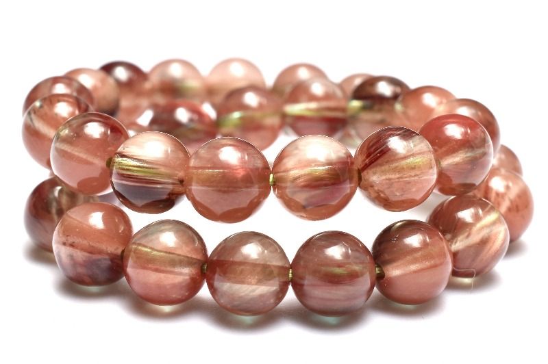 【20％OFF!】【1点物】チベット産AAA☆カラーチェンジ アンデシン　5.5mm ブレスレット アクセサリー _MC6623