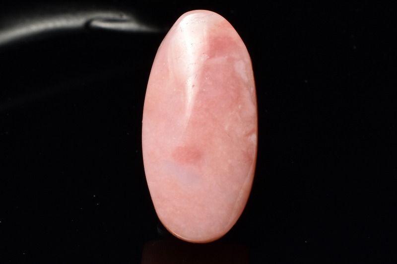 【1点物】高発色◇ミルキー ピンクオパール　28x14mm　オーバル ルース ハンドメイ...
