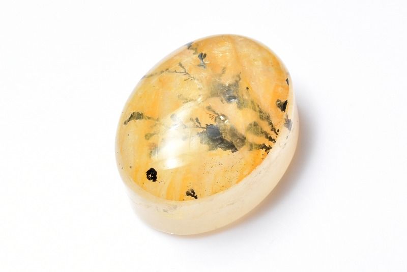 【20％OFF!】【1点物】天然の水彩画 デンドリティッククォーツ　27x21mm　オーバル...