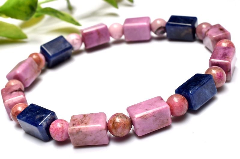 コンビブレスレット ローズクォーツオーラ ローズクォーツ 【パワーストーン・Bracelet・天然石】