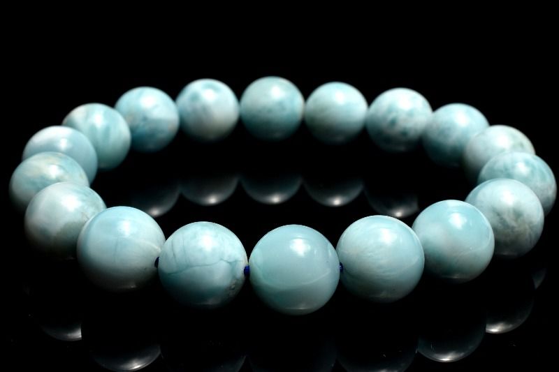 Rakuten - 【1点物】三大ヒーリング ラリマー　10.5mm ブレスレット アクセサリー _MC7312