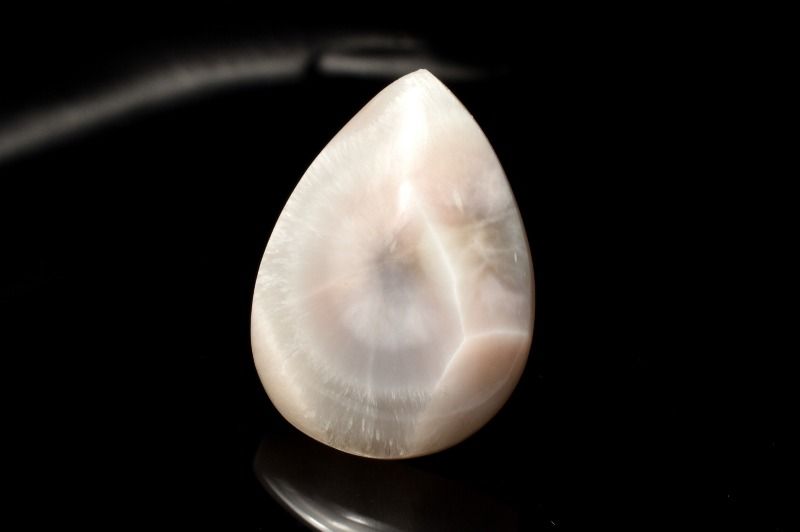 Rakuten - 【1点物】希少◇天然沸石 トムソナイト(沸石)　20x14mm　ドロップ ルース ハンドメイド _PD1444