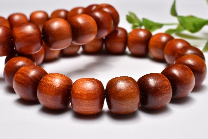 Rakuten - インドネシア産 レッドドラゴンウッド 血龍の木　12mm ブレスレット アクセサリー 1個売り _BG6529-12
