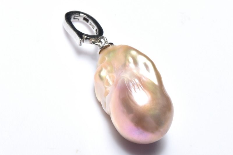 Rakuten - 【1点物】Silver925◇ バロックパール　23x15mm ペンダントトップ アクセサリー _PD1742