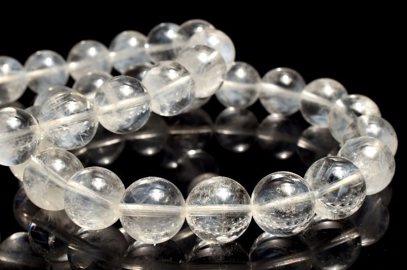 乐天商城 - 希少◇天使の梯子 ブルーエンジェルラダークォーツ　11.5mm ブレスレット アクセサリー 1個売り _BG6568-115