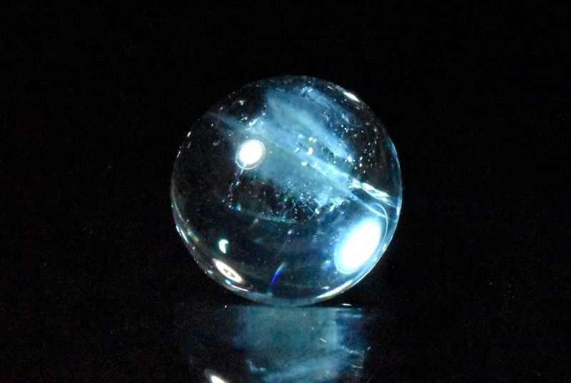 【1点物】希少AAAA☆天使の梯子 エンジェルラダーブルートパーズ　15mm　コイン ルース ハンドメイド _PD3718