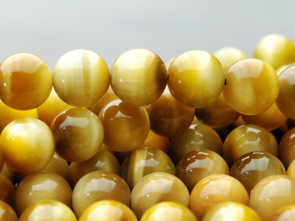 【連売り】AAゴールデンタイガーアイ8mm 1連（約38cm）天然石 パワーストーン ビーズ パーツ _R132