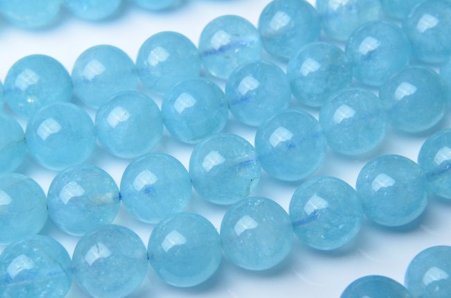 【連売り】8mm 【ブルースポンジクォーツ】AA 1連（約38cm）天然石 パワーストーン ビーズ パーツ _R16..