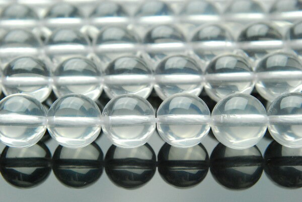 【連売り】【ミルキークォーツ】 12mm 1連（約38cm）天然石 パワーストーン _R678-12