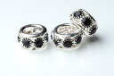 【アクセサリーパーツ】10x5mm【ドーナツロンデル ブラック (10粒入り)】ロンデル ハンドメイド パーツ アクセサリー _KZ37-16