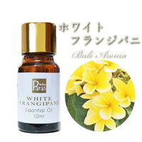 【WhiteFrangipani/ホワイトフランジパニ/プルメリア/Plumeria】１０ｍｌエッセンシャルオイル/精油/アロマオイル【TokoParas/トコパラス】バリ島、アロマの聖地ウブドの高品質のアロマテラピーショップホワイトプルメリアフランジュパニプルメリア【RCP】