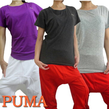 【メール便送料無料】半袖 Tシャツ プーマ PUMA レディース ダンス 衣装 ダンス ウェア スポーツウェア トレーニングシャツ ランニング ジョギング ジム フィットネス #827653