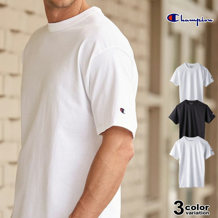 樂天商城 - Champion チャンピオン Tシャツ 半袖 トップス ワンポイント 無地 刺繍 カジュアル シンプル USAモデル ADULT 6oz SHORT SLEEVE TEE 大きいサイズ対応 メンズ レディース ユニセックス M-2XL [15050TU] [T425]【メール便対応】