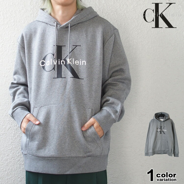 樂天商城 - Calvin Klein カルバンクライン パーカー プルオーバー スウェット フーディ スウェットパーカー 長袖 裏起毛 MONOLOGO FLEECE HOODIE メンズ 大きいサイズ (CK calvin klein トップス 40BM800)