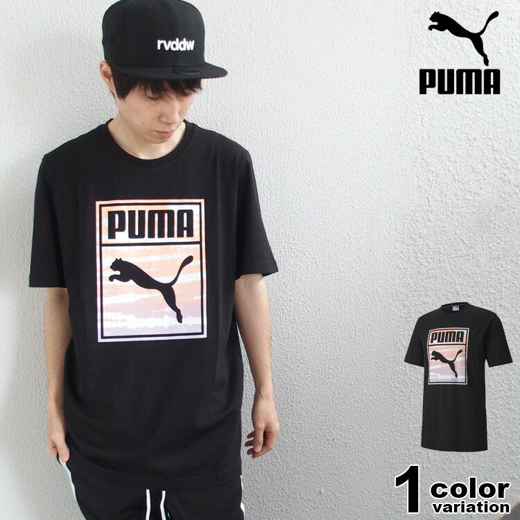 樂天商城 - PUMA プーマ 半袖 Tシャツ TIE DYE グラフィックTシャツ (puma tシャツ ブラック タイダイ 598501) 【メール便対応】