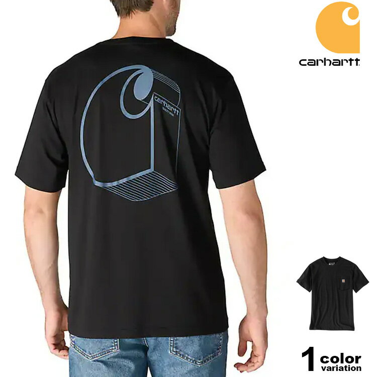 Rakuten - Carhartt カーハート Tシャツ 半袖 ポケTEE バックプリント リラックスフィット Irvine 3D Logo Short-Sleeve T-Shirt USAモデル [107319] 【半袖tシャツ メンズ トップス 大きいサイズ 】【メール便対応】