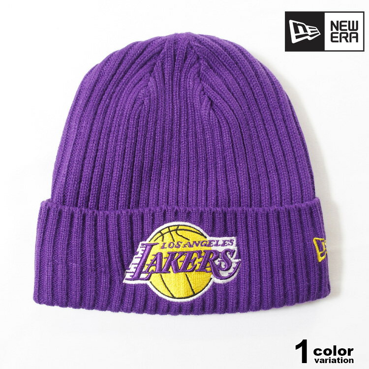 樂天商城 - New Era ニューエラ ニットキャップ ロサンゼルス レイカーズ NBA Los Angeles Lakers USAモデル ビーニー ニット帽 ワッチキャップ 並行輸入品 メンズ レディース [11772153]