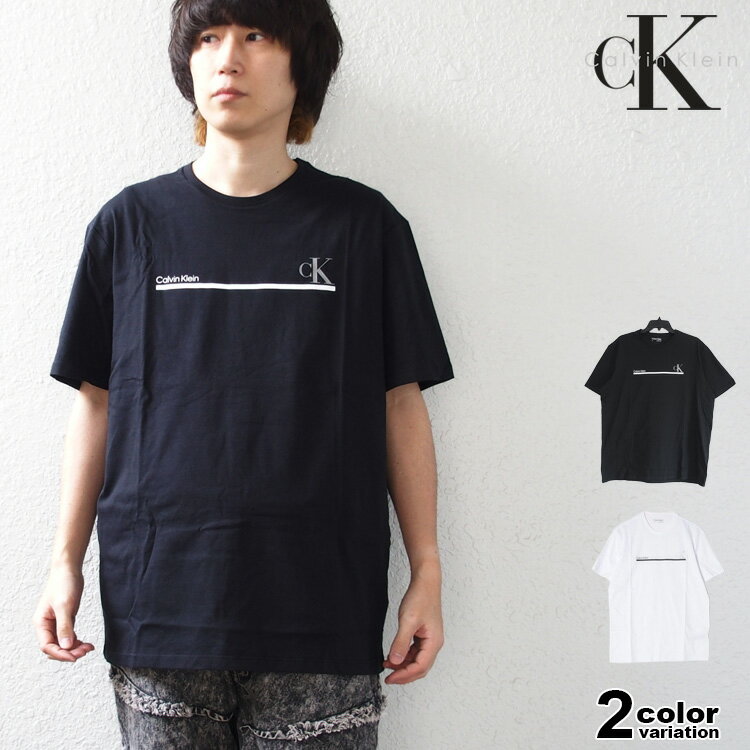 カルバンクライン Tシャツ 半袖 ロゴプリント Calvin Klein SS GRAPHIC TEE メンズ (calvin klein tシャツ トップス 40EC803)【メール便対応】