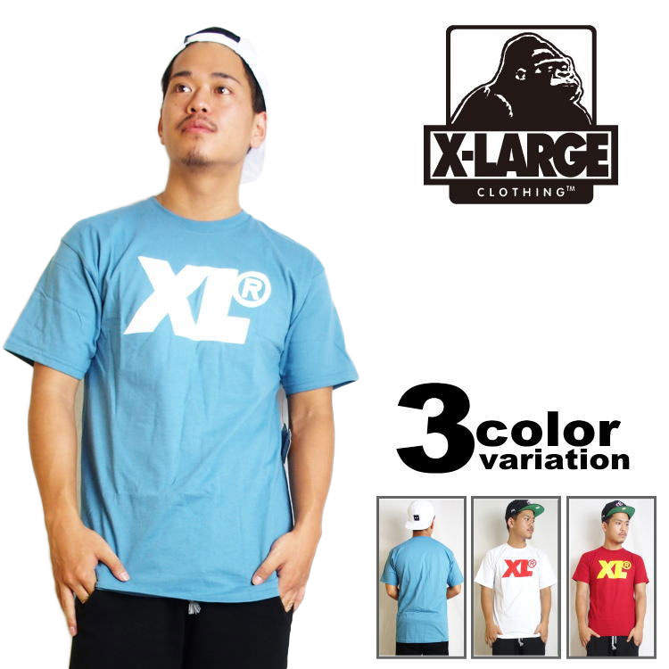 樂天商城 - XLARGE XL SS Tee エクストララージ Tシャツ 半袖 [M1A15003] 【ストリート B 系 HIPHOP ヒップホップ メンズ ファッション ストリート系 トップス】【メール便対応】