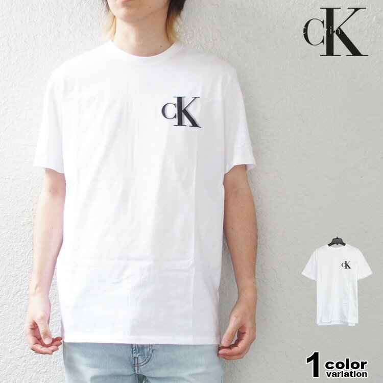 樂天商城 - カルバンクライン Tシャツ 半袖 ロゴプリント Calvin Klein SS 30S CK LFT FADE GRAPHIC TEE メンズ (calvin klein tシャツ トップス 4r8050s)【メール便対応】