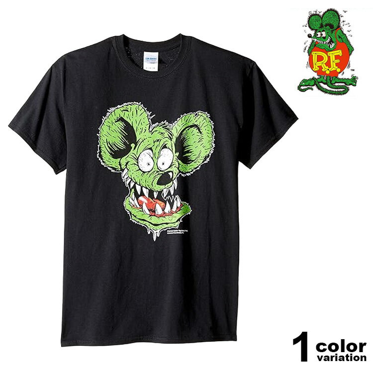 乐天商城 - ラットフィンク Tシャツ 半袖 ロゴプリント Rat Fink Rat Faceメンズ (rat fink tシャツ アメカジ カジュアル BD205)【メール便対応】