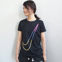 NIKE ナイキ Tシャツ 半袖 レディース ウィメンズ WOMENS ドライ LEG GET OUTSID Tシャツ【TEE シャツ ロゴ スポーツウェア ランニング ヨガ】#ct7353