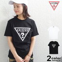 ゲス ペアTシャツ ゲス GUESS Tシャツ 半袖 メンズ レディース Original Triangle Logo PVC Print Tee (guess tシャツ トライアングル ロゴ ティーシャツ T-SHIRTS カットソー トップス MJ2K9406MI)【メール便対応】