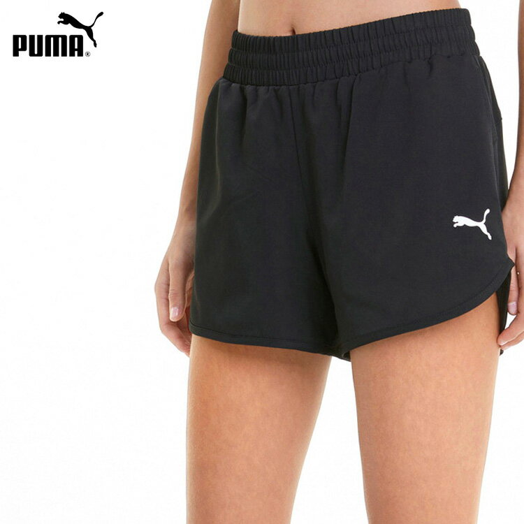 【メール便送料無料】【プーマ パンツ レディース】PUMA レディース ショートパンツ ACTIVE 4インチ ウーブンショーツ ランニングパンツ 短パン パンツ ランニング ジョギング マラソン トレーニング スポーツウェア #588935