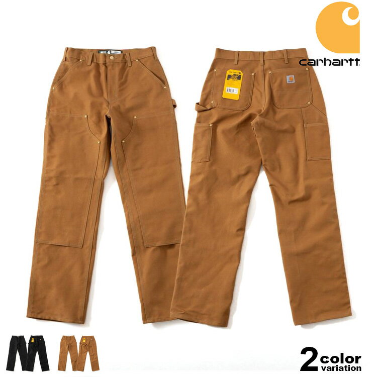 【Carhartt/カーハート】ダブルニー 32×34 carhartt カーハートダブルニー ペインターパンツ ブラック34x32