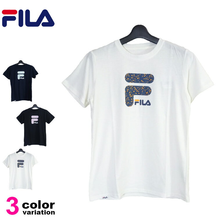 フィラ トップス レディース 【フィラ Tシャツ レディース】 FILA Fロゴ 半袖 Tシャツ フィラ FILA レディース レディス スポーツウェア トレーニングシャツ ランニング ジョギング ジム フィットネス 吸水速乾 UV対策 吸汗 ドライ フィット #412-688【メール便対応】