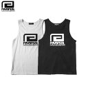 【メール便対応】リバーサル reversal タンクトップ BIG MARK COTTON TANKTOP (reversal tシャツ タンクトップ コットン ブラック 格闘技 rvbs042 ストリート)【あす楽対応】