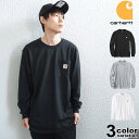 カーハート Carhartt ロンT K126 ワークウェア ポケット付きTシャツ 長袖 ヘビーウェイト WORKWEAR POCKET L/S T-SHIRT HEAVYWEIGHT メンズ レディース USモデル(4)