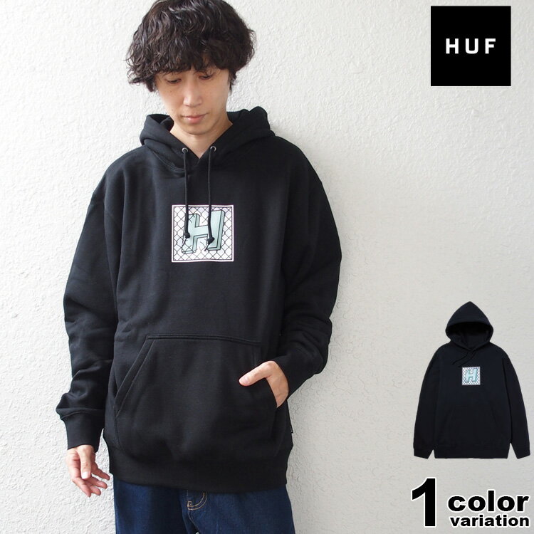 楽天LATTACHEハフ HUF パーカー プルオーバー メンズ （ HUF TRESSPASS P/O HOODIE フード フーディ スウェット Pull Over Hoody Parker トップス メンズ 男性用 PF00569 ）