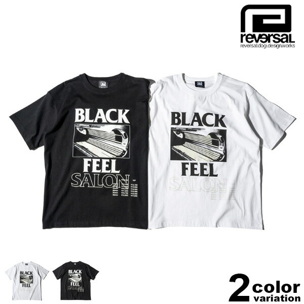 【在庫処分】リバーサル reversal Tシャツ 半袖 SALON COTTON TEE (reversal tシャツ 白 黒 ホワイト ブラック RV23SS005 rvddw ストリート トレーニング ジム 格闘技)【メール便対応】