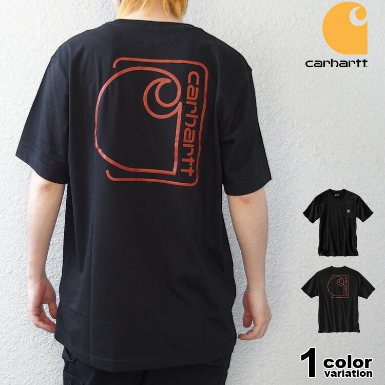 樂天商城 - カーハート Tシャツ Carhartt 半袖 ポケット Tシャツ ポケT リラックスフィット ライトウェイト バックプリント グラフィック ロゴ メンズ 男性 USAモデル [106760] 【carhartt カーハート メンズ トップス 大きいサイズ 2025年 新作】