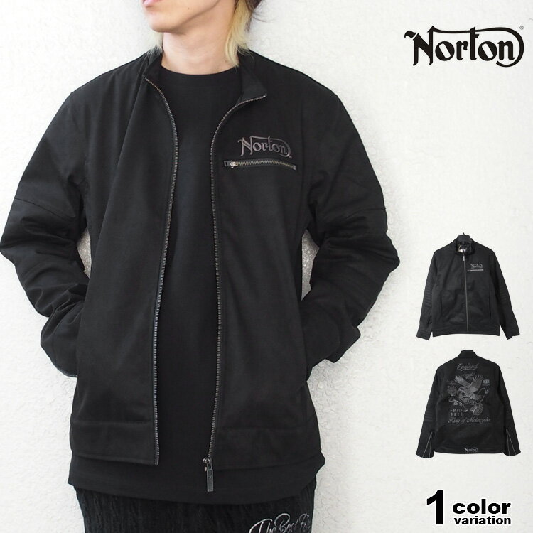 Rakuten - NORTON ノートン フェイクスウェード シングルライダース ジャケット メンズ ブルゾン アウター M-XL [253N1600B]
