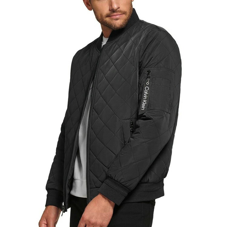 カルバンクライン フライトジャケット CALVIN KLEIN キルティング ナイロン ブルゾン ジャケット Quilted Flight Jacket メンズ 大きいサイズ おしゃれ おすすめ CM008986 S M L XL XXL