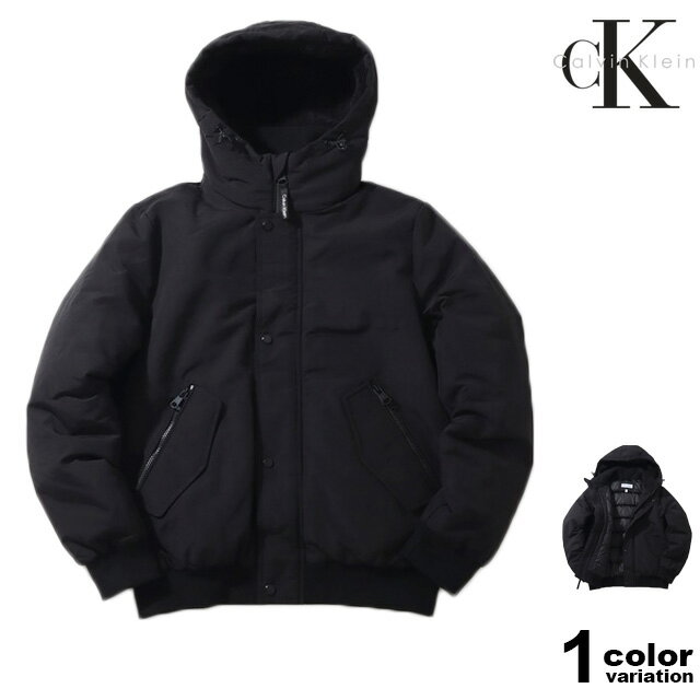 カルバンクライン ボンバージャケット CALVIN KLEIN Arctic Faille parka bomber jacket 中綿 ダウンジャケット フード付き メンズ 大きいサイズ おしゃれ おすすめ CM404358 S M L XL