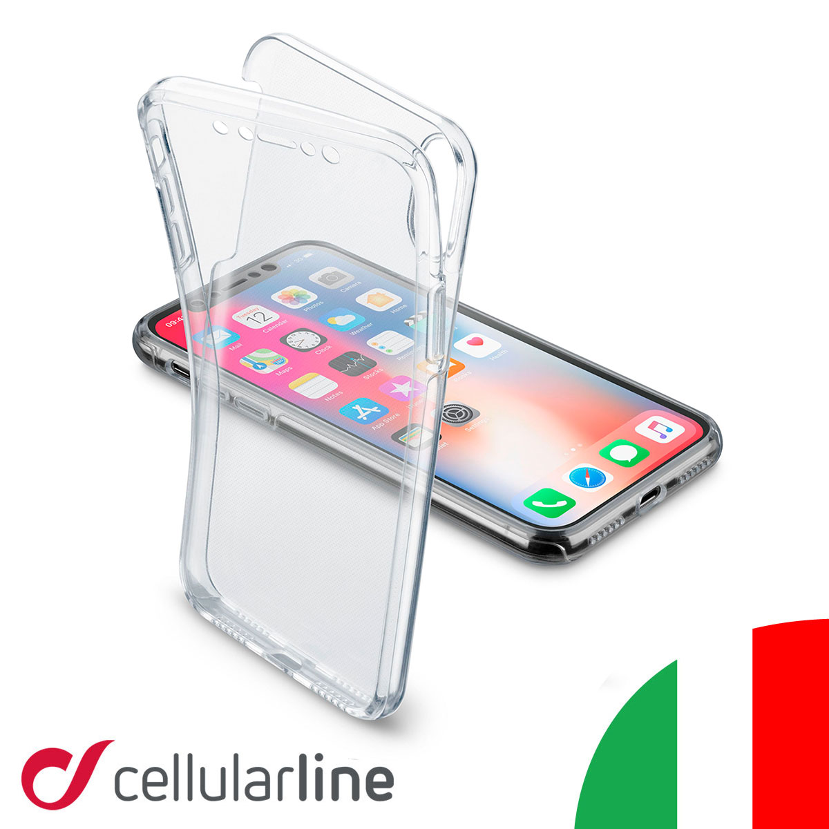 Cellularline iPhoneケース クリア 全面保護 iPhone iPhoneSE SE2 SE3 第三世代 第二世代 iPhone8 iPhone7 アイフォン8 アイフォン7 アイフォン6s アイフォン6 ケース カバー アイフォン アイフォーン アイホン スマホケース 透明 薄型 耐衝撃 海外 ブランド