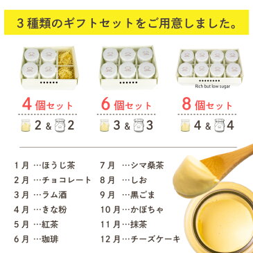 父の日ギフト【6月限定】砂糖を使っていない2種類の低糖プリンセット4個 (プレミアムバニラ&珈琲）各2個ずつ）元看護師が作る濃厚低糖質プリン